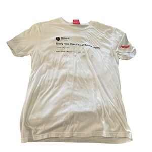 Fullsend White Short Sleeve Crew Neck Tee